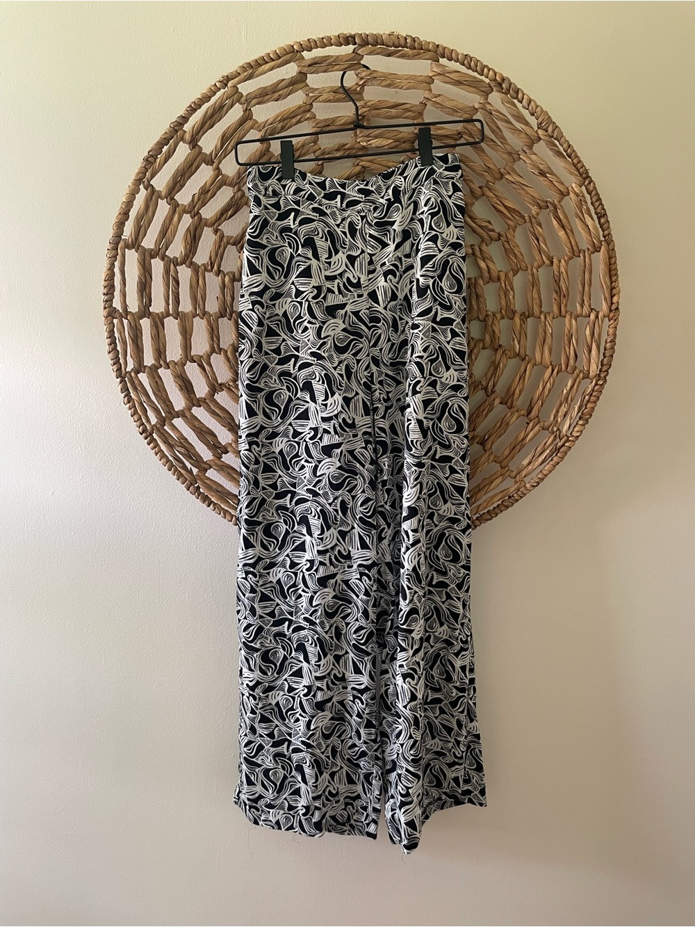 Black & White Printed Pants